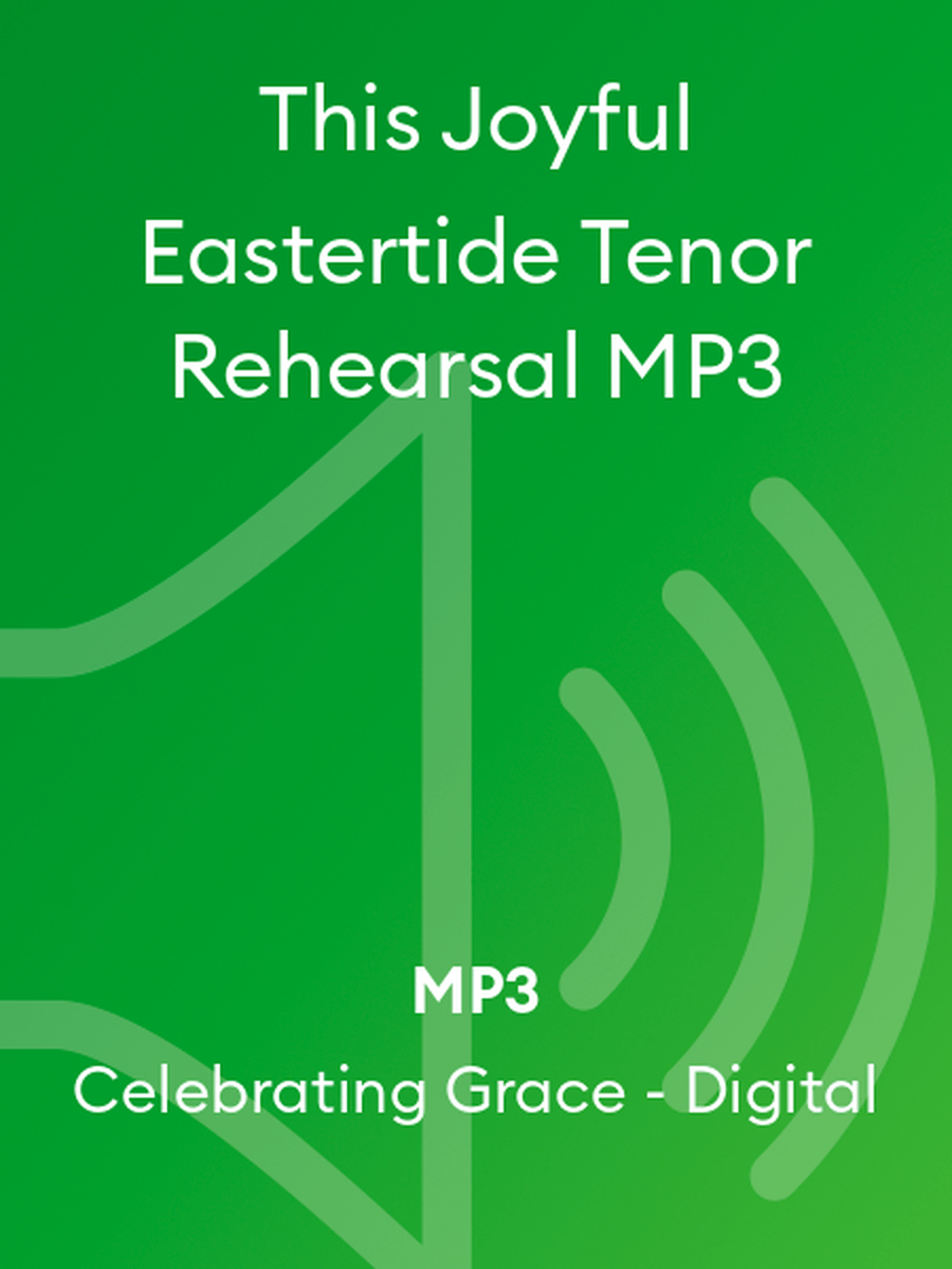 This Joyful Eastertide Tenor Rehearsal MP3 4-Part scores gallery preview page 1