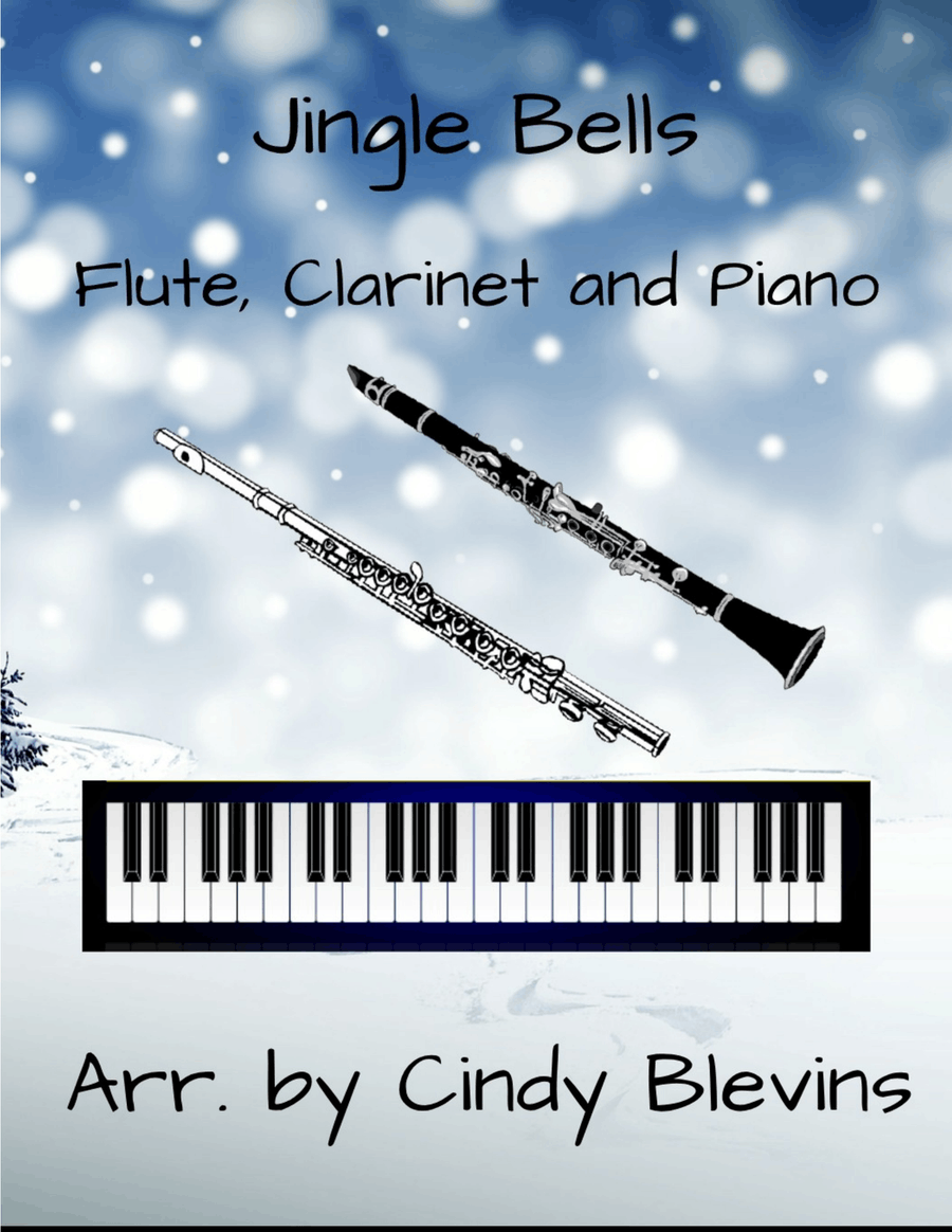 Jingle Bells, for Flute, Clarinet and Piano Small Ensemble scores gallery preview page 1