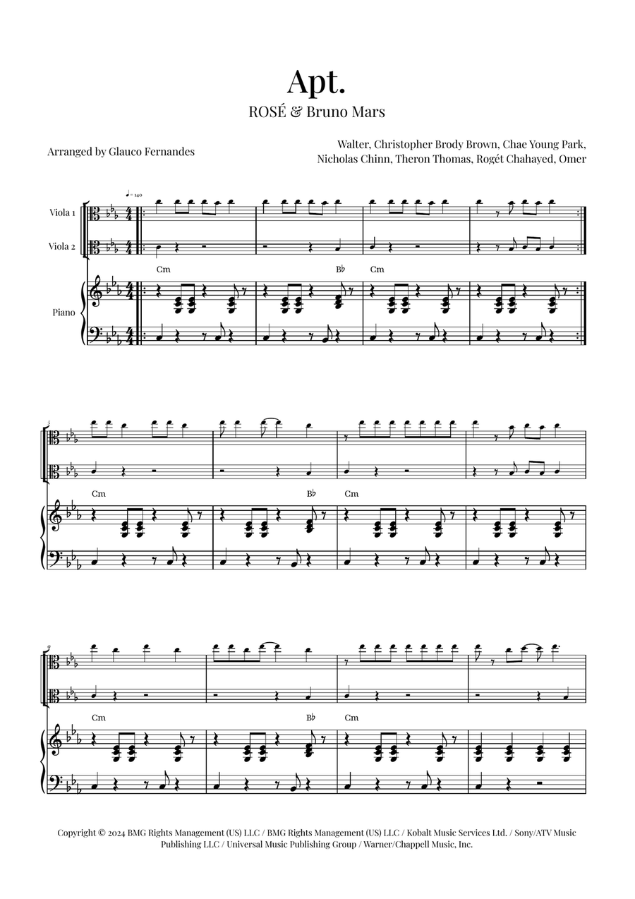 Apt. String Duet scores gallery preview page 1