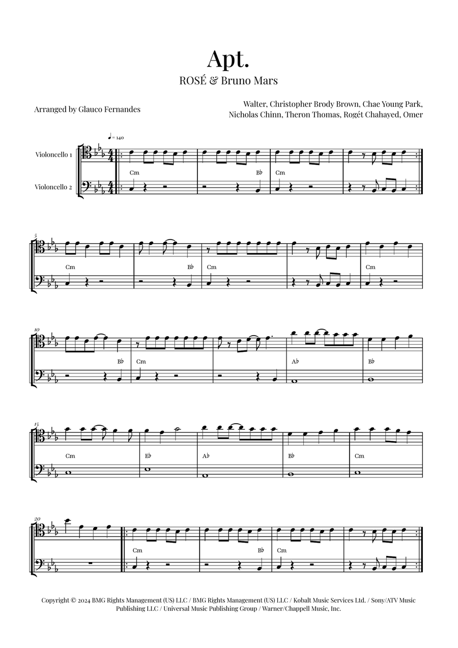 Apt. String Duet scores gallery preview page 1