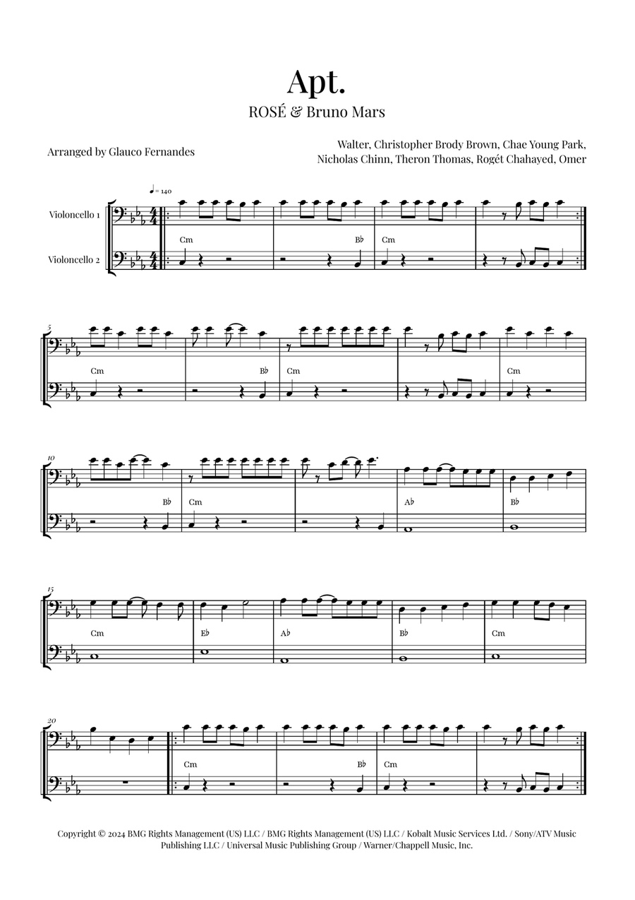 Apt. String Duet scores gallery preview page 1