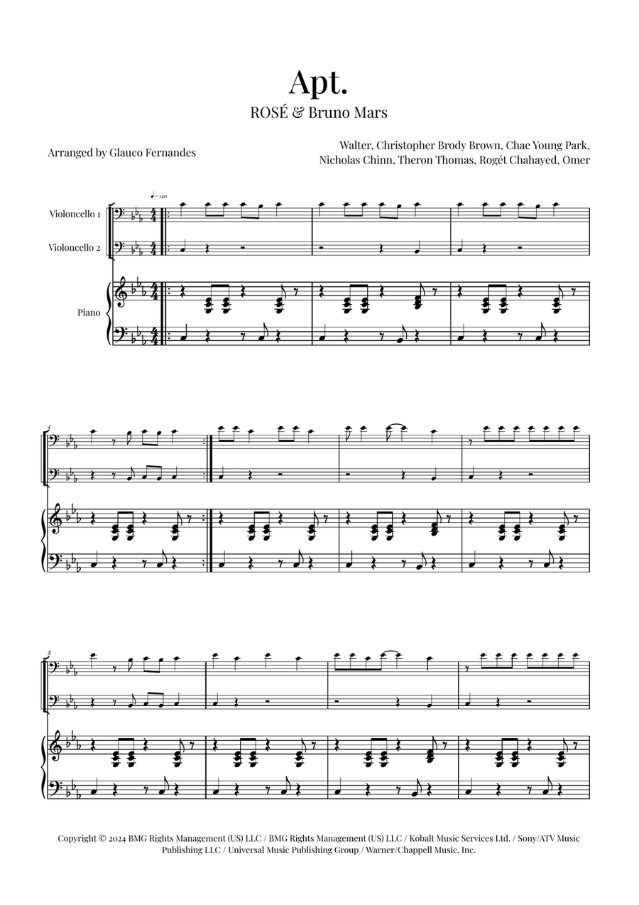 Apt. String Duet scores gallery preview page 1