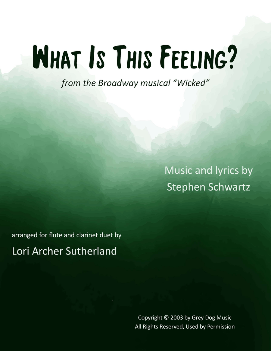 What Is This Feeling? What Is This Feeling? Woodwind Duet scores gallery preview page 1