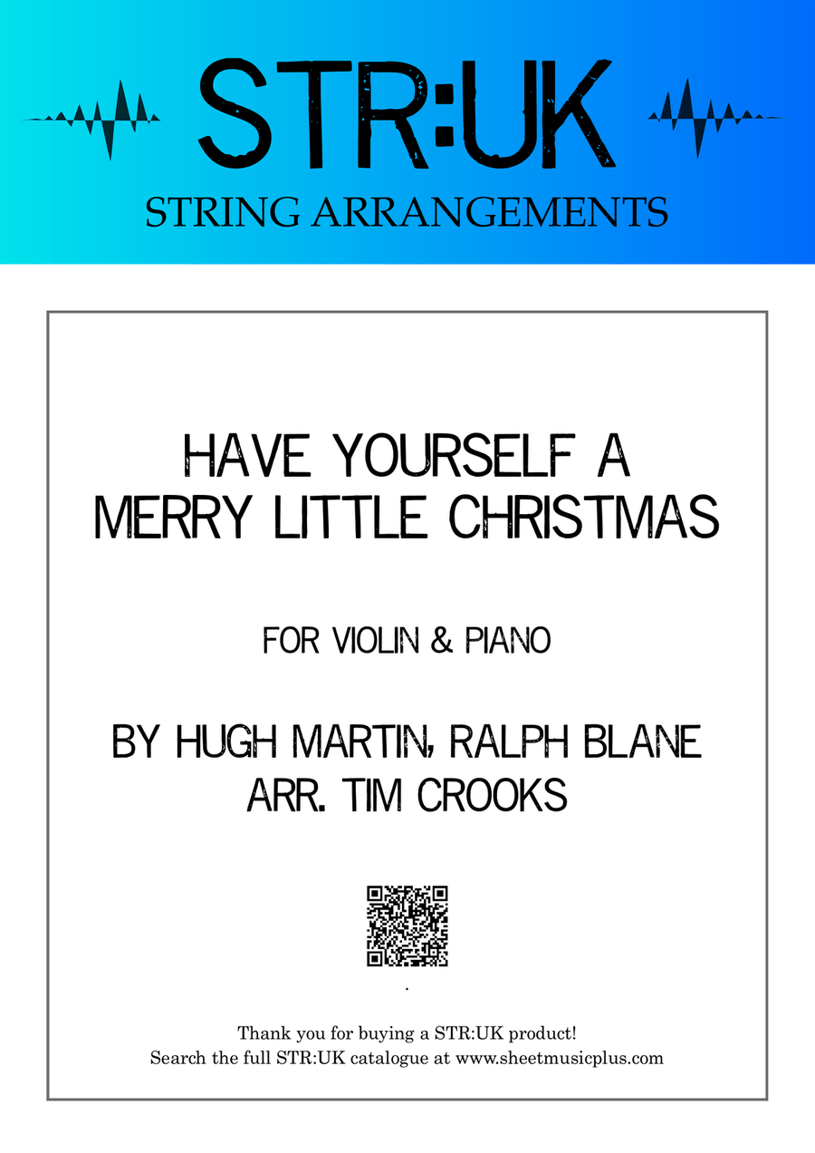 Have Yourself A Merry Little Christmas Violin Solo scores gallery preview page 1
