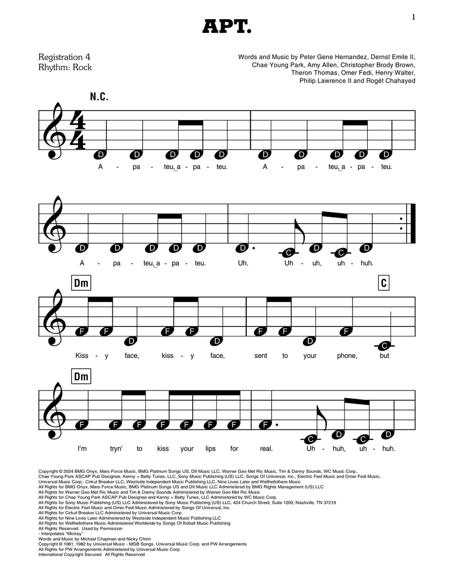 APT. APT. Score scores gallery preview page 1
