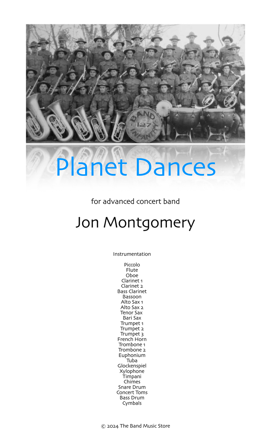 Planet Dances Planet Dances Concert Band scores gallery preview page 1