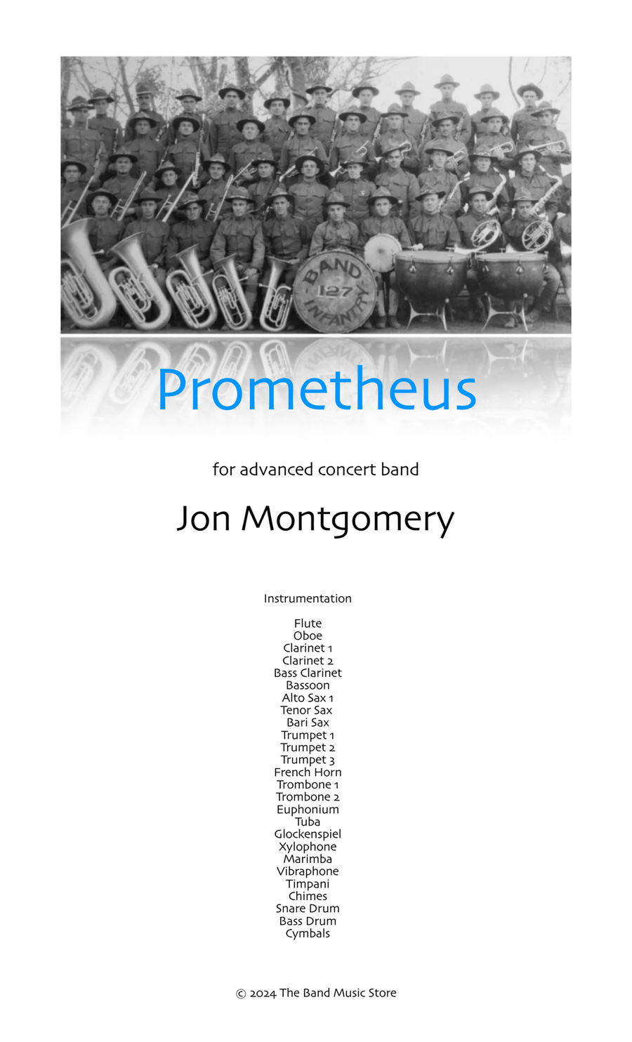 Prometheus Concert Band scores gallery preview page 1