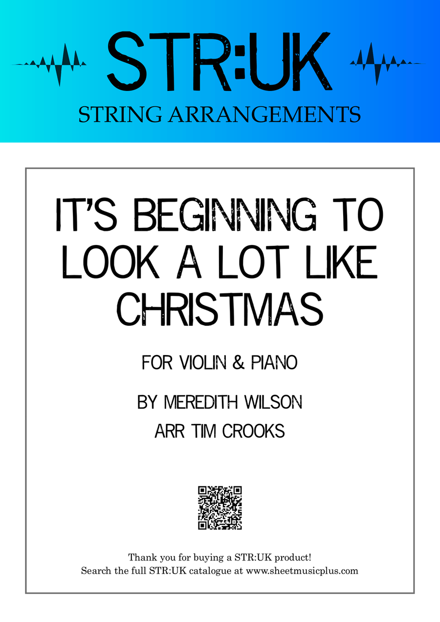 It's Beginning To Look Like Christmas Violin Solo scores gallery preview page 1