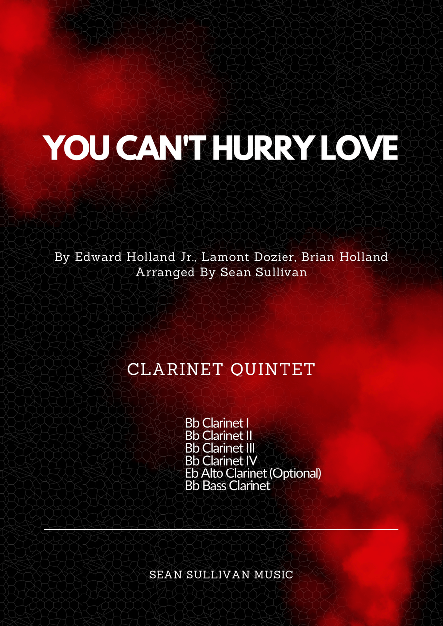 You Can't Hurry Love Clarinet Quintet scores gallery preview page 1