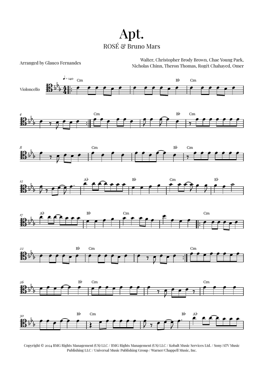 Apt. Piano scores gallery preview page 1