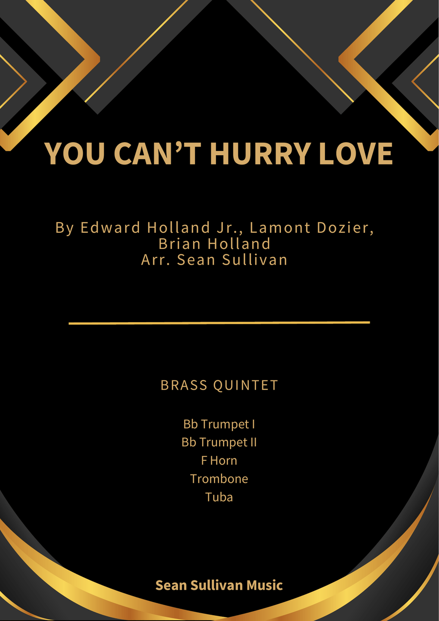 You Can't Hurry Love Brass Quintet scores gallery preview page 1