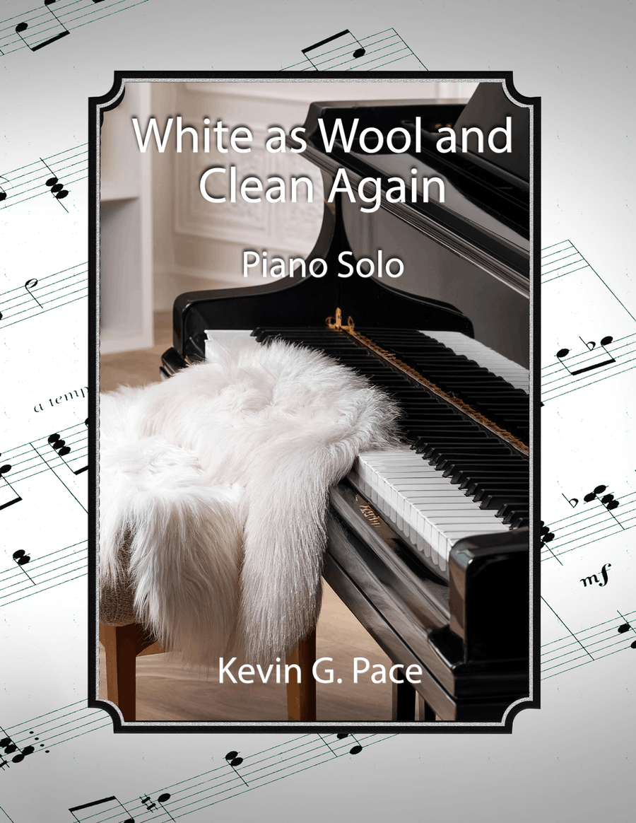 White as Wool and Clean Again, piano solo Piano Solo scores gallery preview page 1