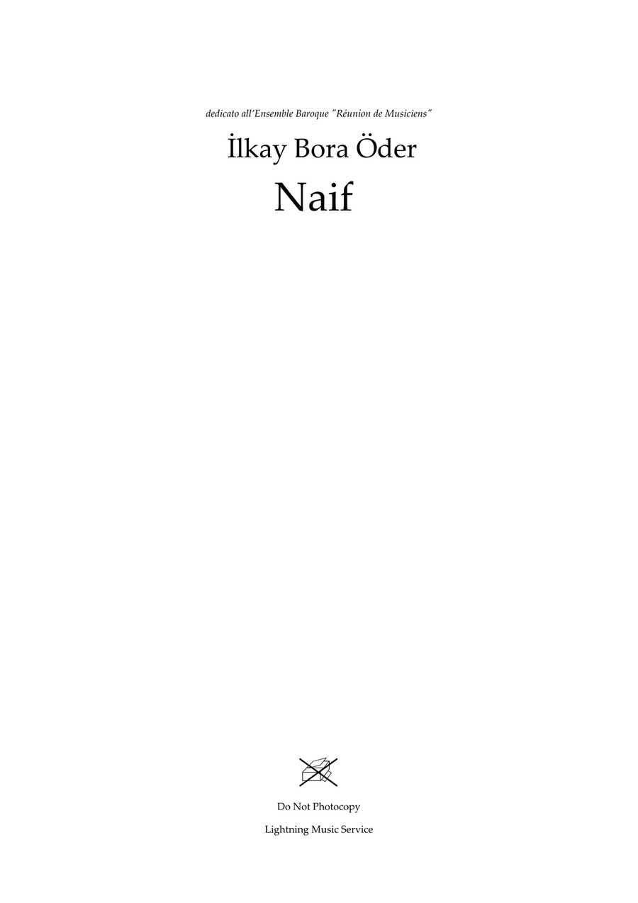 Naif Naif Small Ensemble scores gallery preview page 1