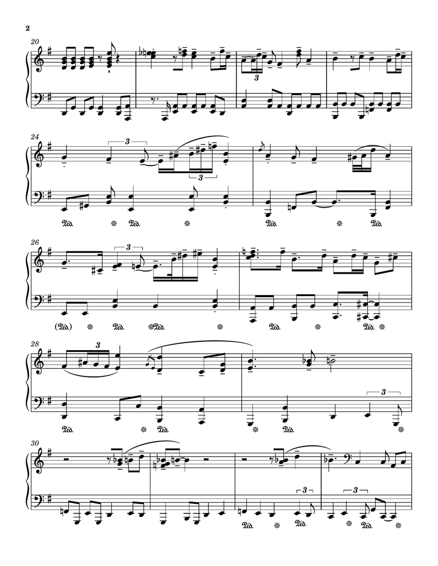 The Nutcracker Boogie Piano Solo scores gallery preview page 2