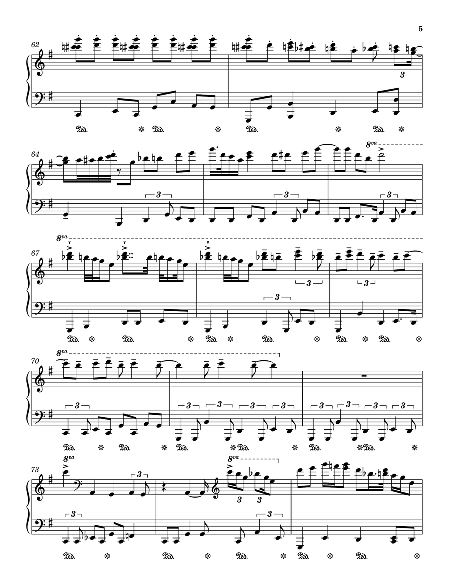 The Nutcracker Boogie Piano Solo scores gallery preview page 5