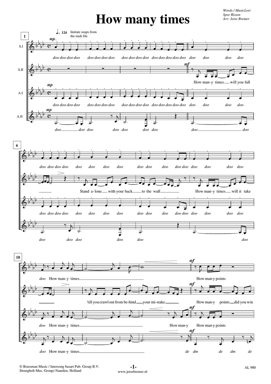 How Many Times How Many Times SSAA scores gallery preview page 1