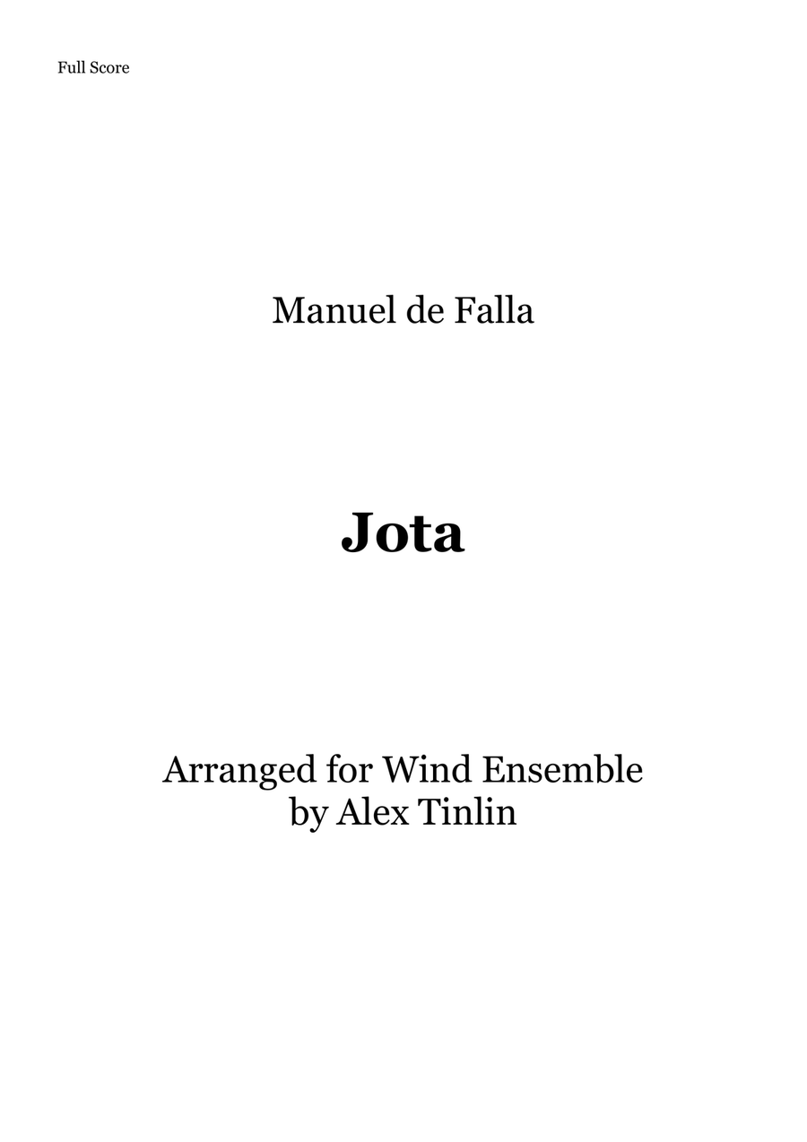 Jota Jota Woodwind Quintet scores gallery preview page 1