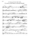 [Oboe part] How Great Thou Art for Chamber Orchestra and Tenor (or Soprano)