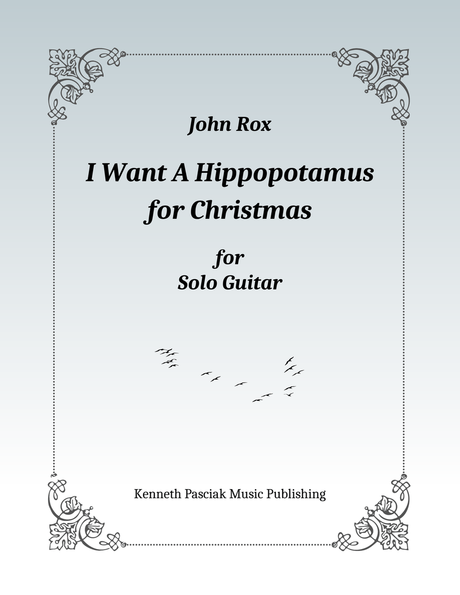 I Want A Hippopotamus For Christmas (Hippo The Hero) Acoustic Guitar scores gallery preview page 1