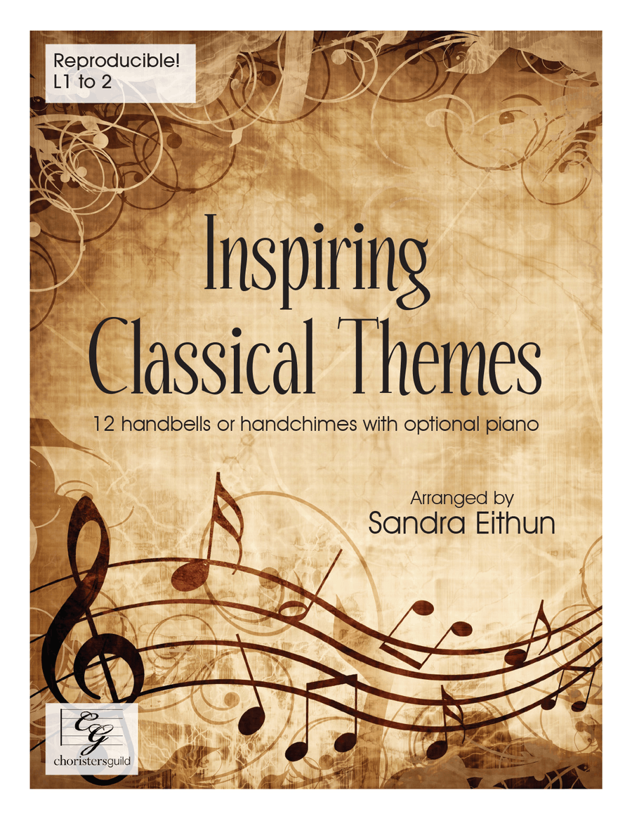 Inspiring Classical Themes Handbell Choir scores gallery preview page 1