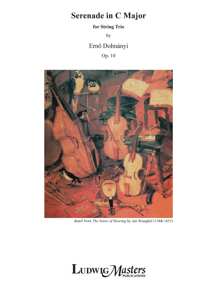 Serenade in C Major for String Trio, Op. 10 String Trio scores gallery preview page 1