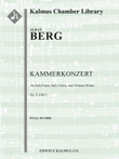 Kammerkonzert, Op. 8/ IAB 3 (Chamber Concerto) for Solo Piano, Solo Violin, and Thirteen Winds