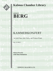 Kammerkonzert, Op. 8/ IAB 3 (Chamber Concerto) for Solo Piano, Solo Violin, and Thirteen Winds