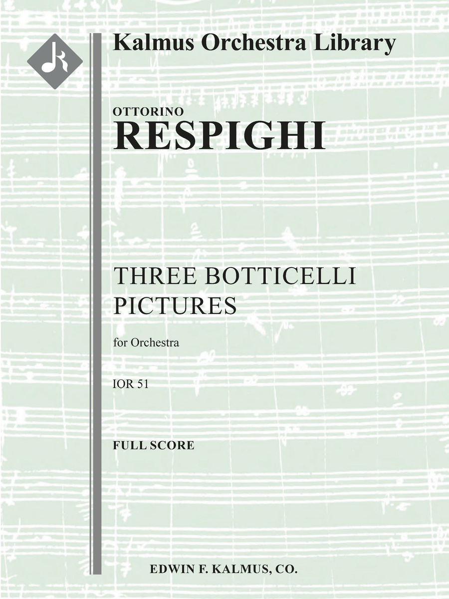 Three Botticelli Pictures (Botticelli Triptych) Concert Band scores gallery preview page 1