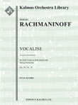 Vocalise, Op. 34, No. 14 (C# minor)