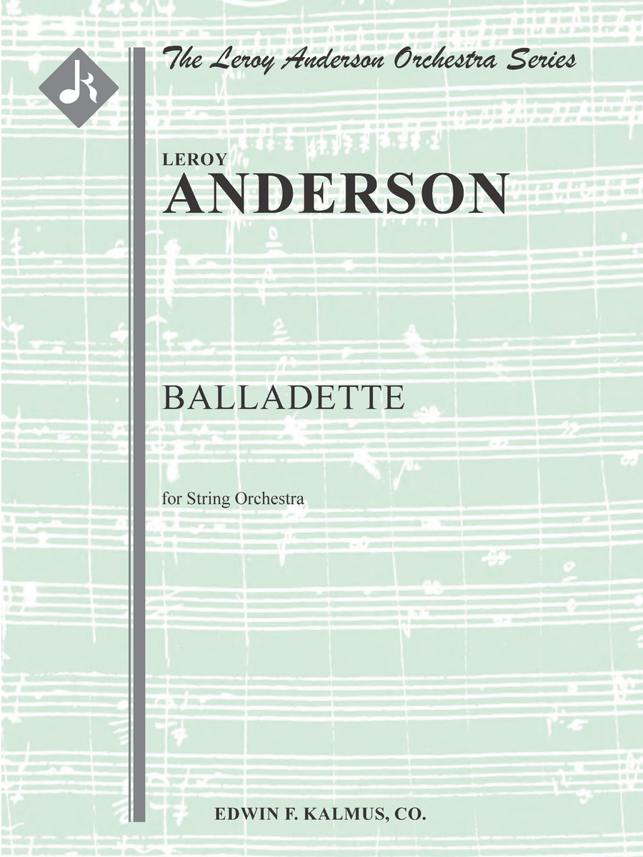 Balladette for String Orchestra String Orchestra scores gallery preview page 1