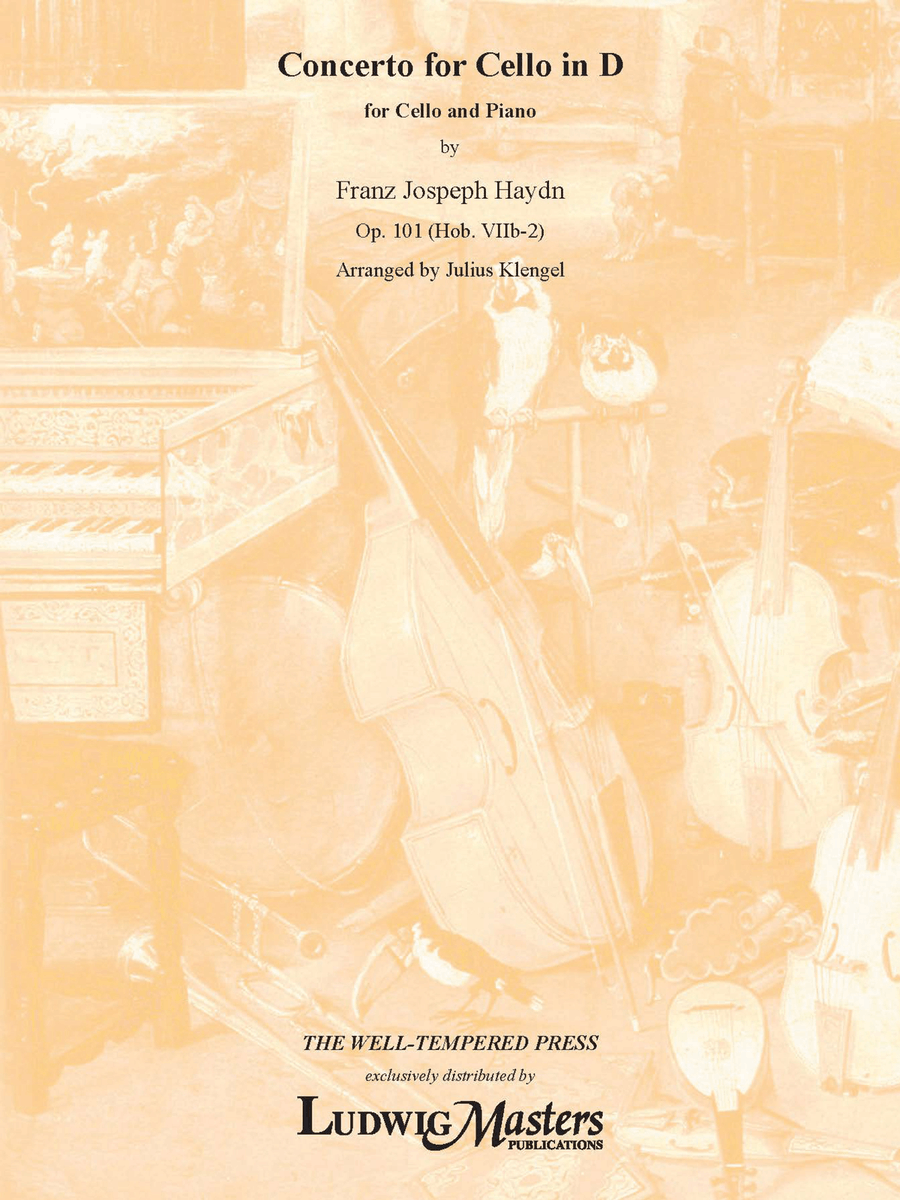 Concerto for Cello No. 2 in D, Op. 101 (Hob.VIIb:2) Piano Accompaniment scores gallery preview page 1