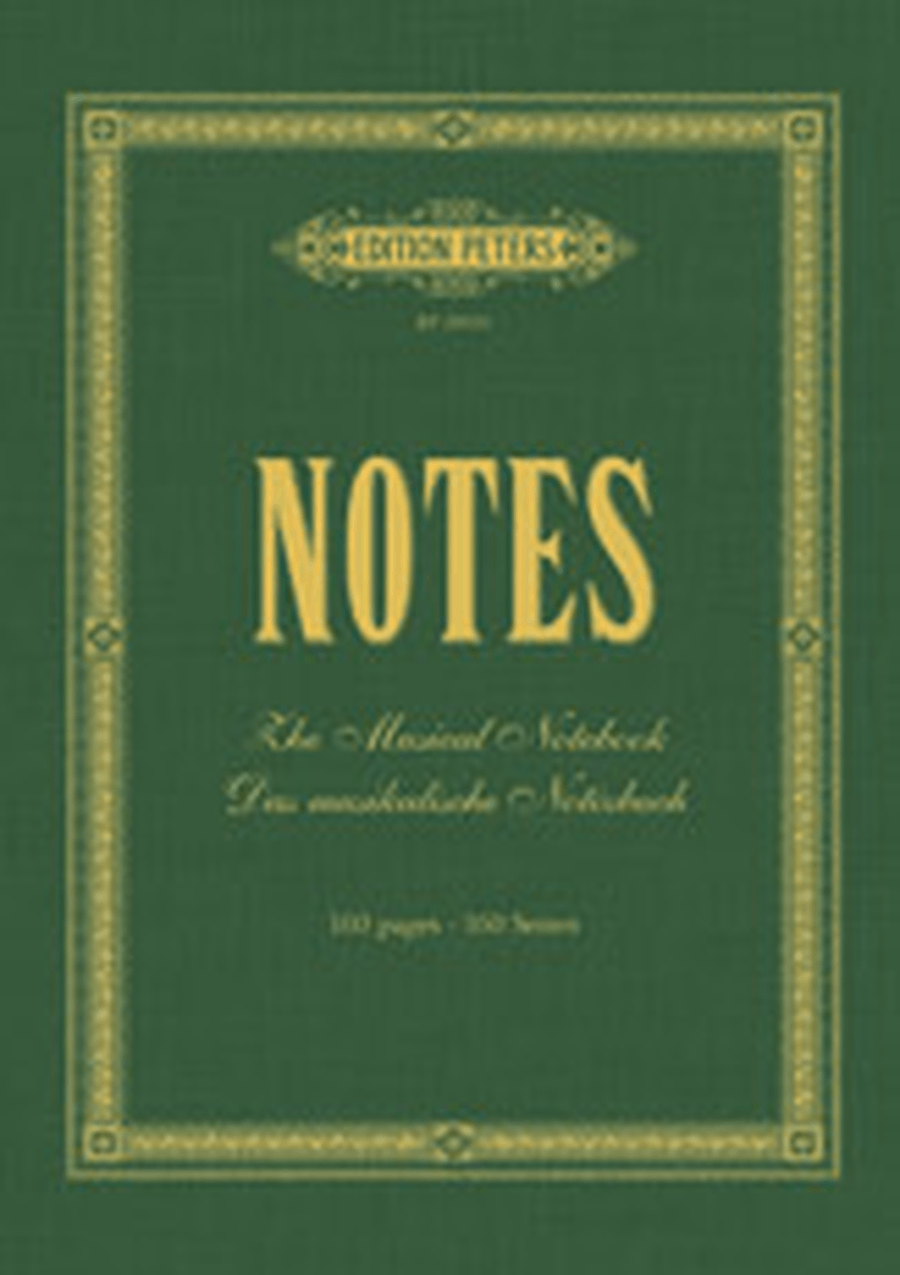 Notes: The Musical Notebook Staff Paper scores gallery preview page 1