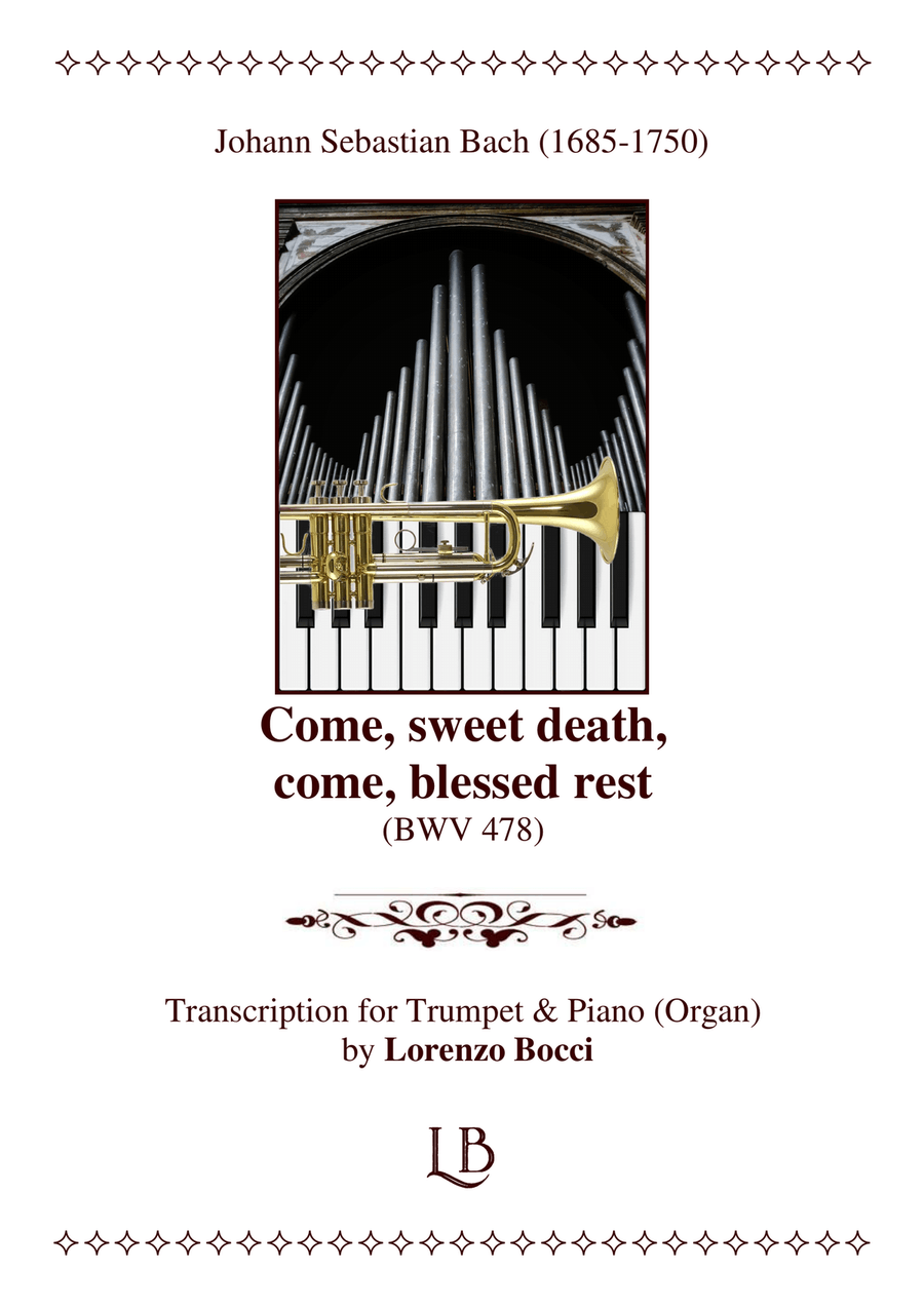 COME, SWEET DEATH, COME, BLESSED REST (BWV 478) C Trumpet scores gallery preview page 1