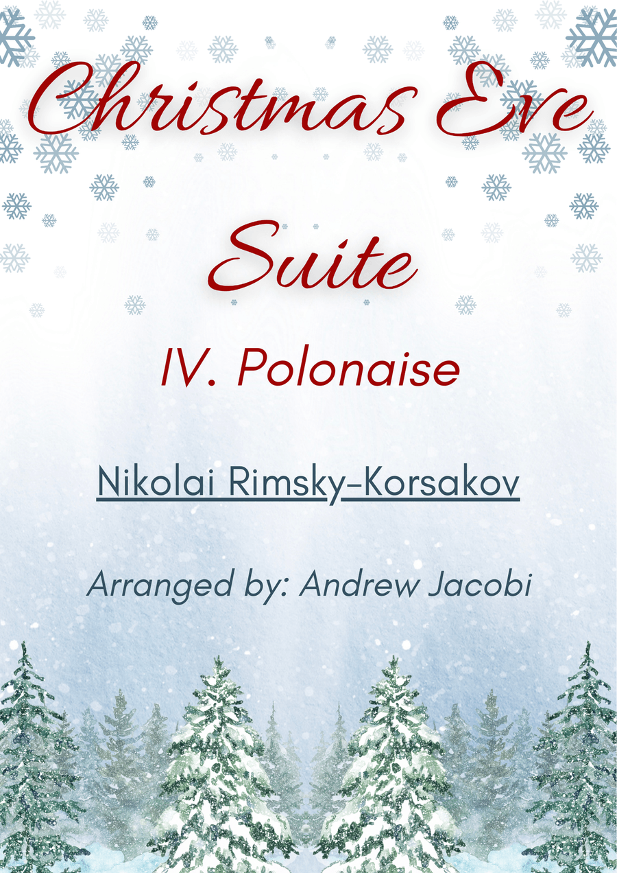 Christmas Eve Suite - IV. Polonaise Concert Band scores gallery preview page 1