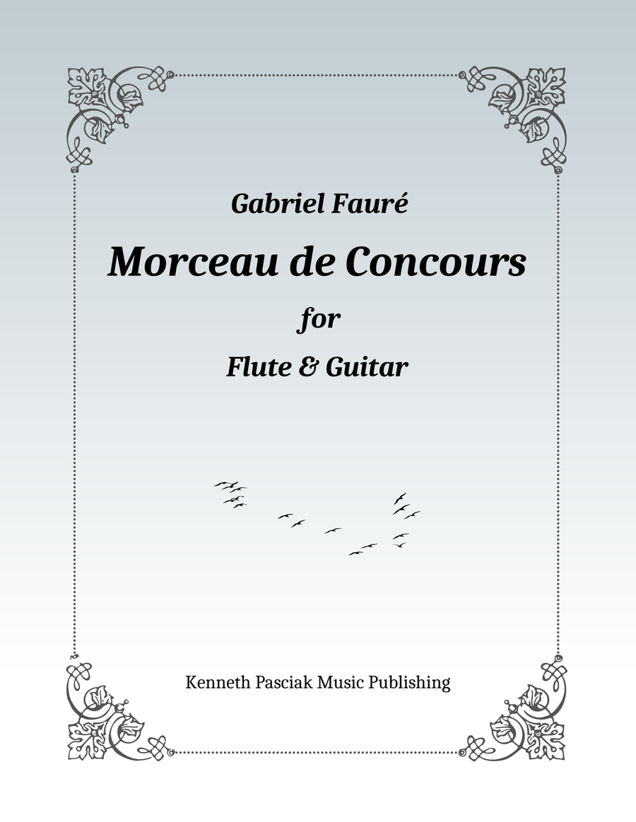 Morceau de Concours (for Flute & Guitar) Chamber Music scores gallery preview page 1
