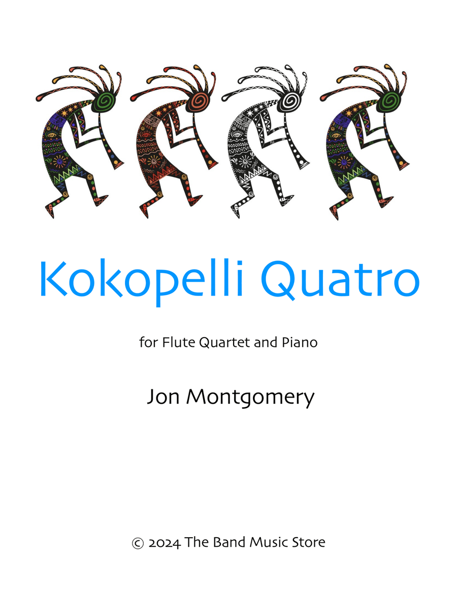 Kokopelli Quatro Flute Quartet scores gallery preview page 1