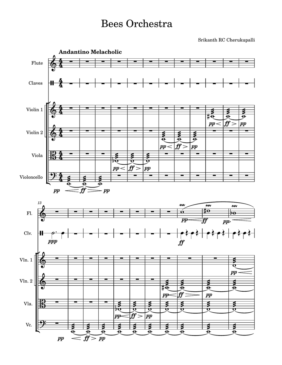 Op. 10 No. 4 - Bees Orchestra Full Orchestra scores gallery preview page 1
