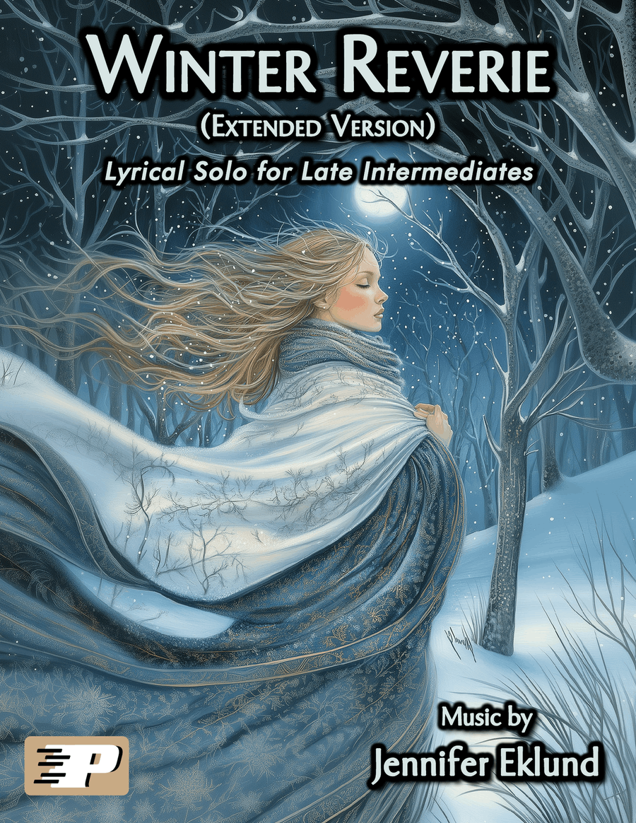 Winter Reverie (Extended Version) - Lyrical Solo for Late Intermediate Piano Solo scores gallery preview page 1