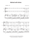 Marked with Ashes (2-part choir)