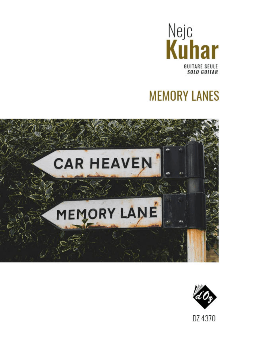 Memory Lanes Classical Guitar scores gallery preview page 1