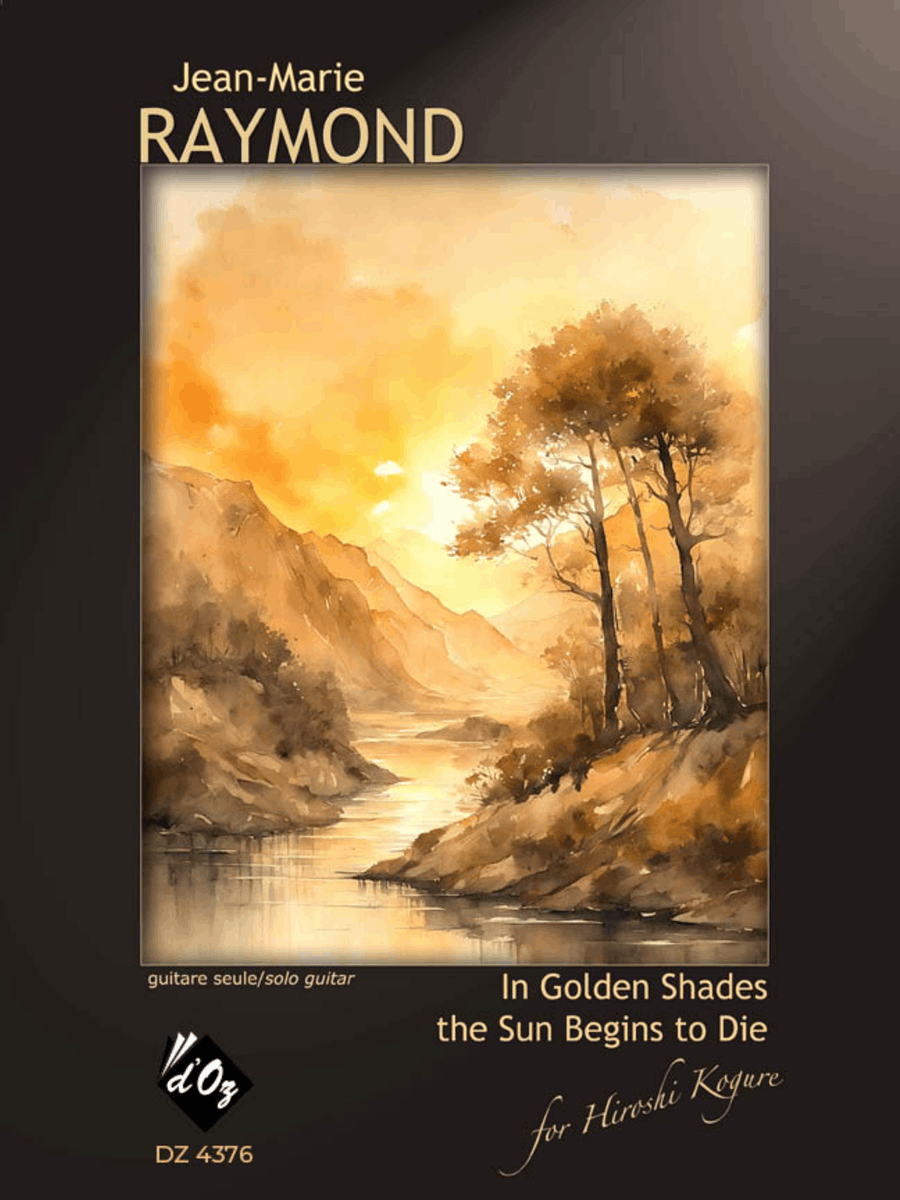 In Golden Shades, the Sun Begins to Die Classical Guitar scores gallery preview page 1