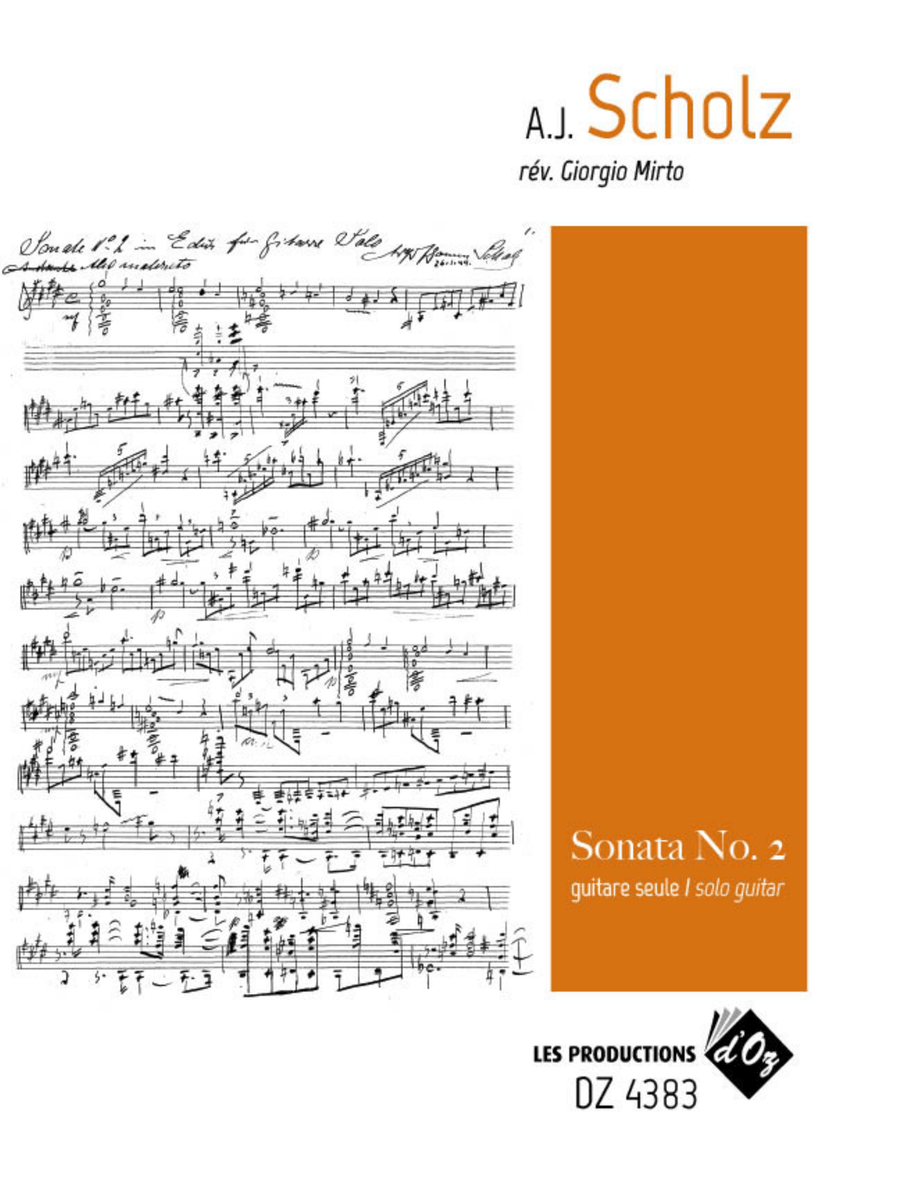 Sonata No. 2 Classical Guitar scores gallery preview page 1
