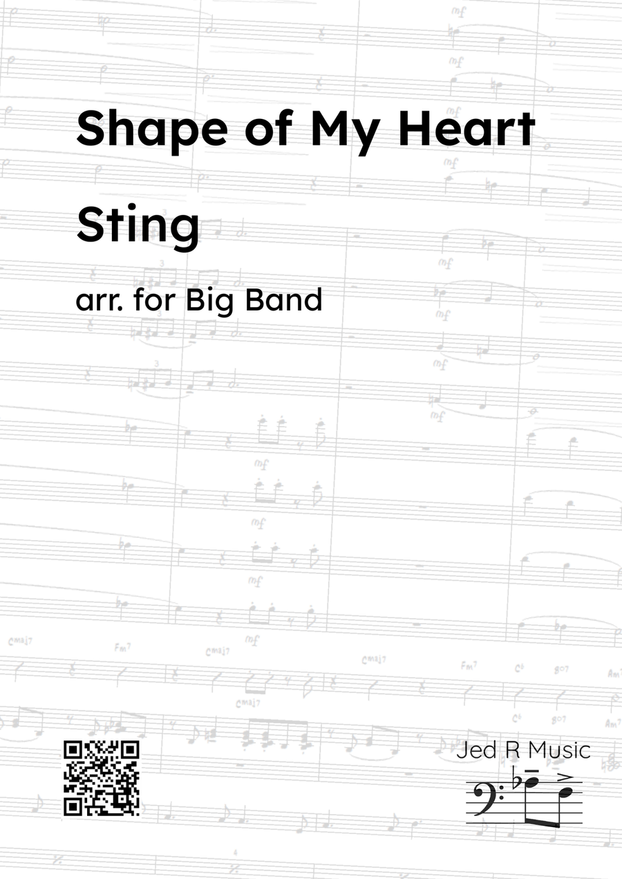 Shape Of My Heart Shape Of My Heart Jazz Ensemble scores gallery preview page 1