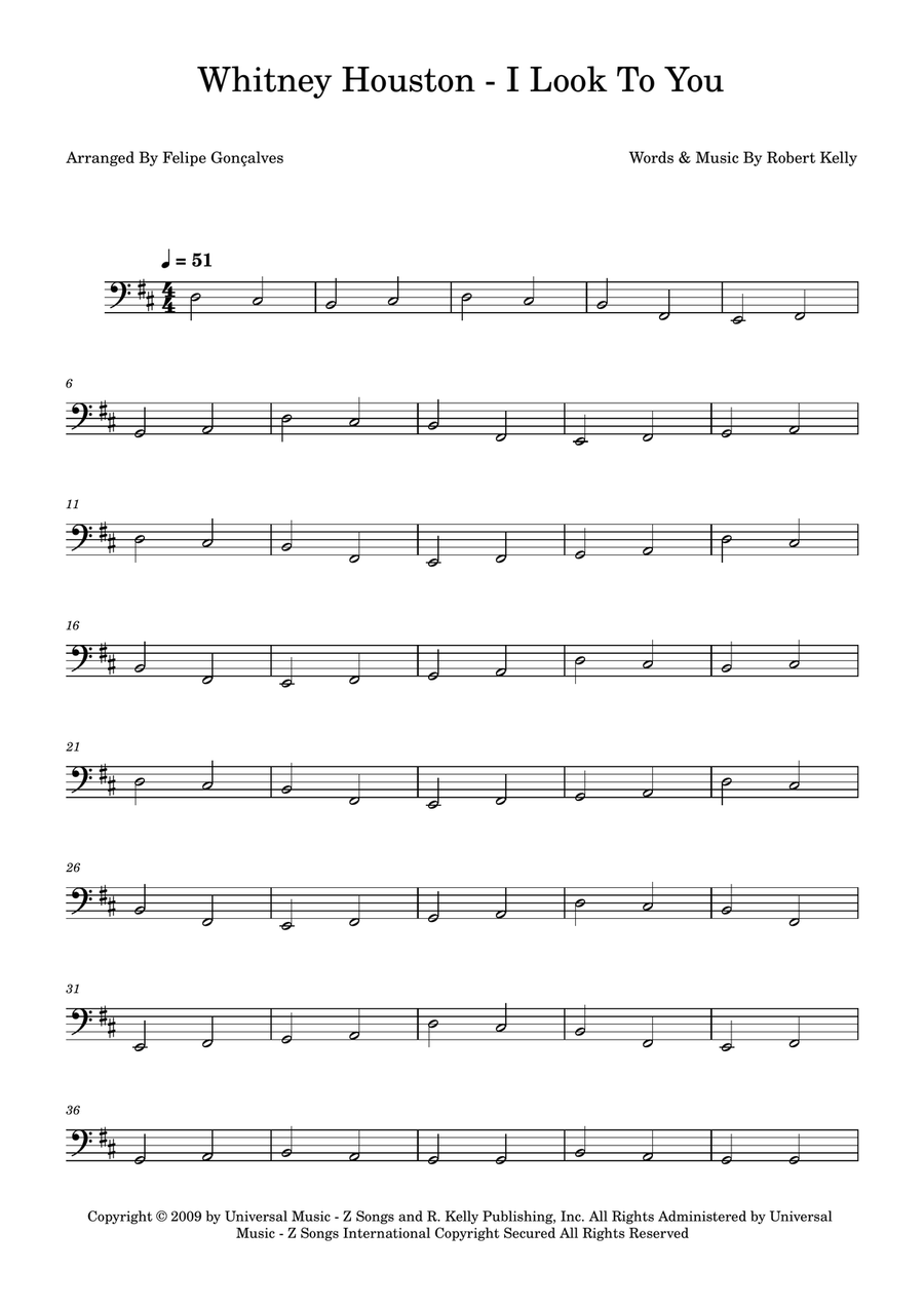 I Look To You I Look To You Acoustic Guitar scores gallery preview page 1