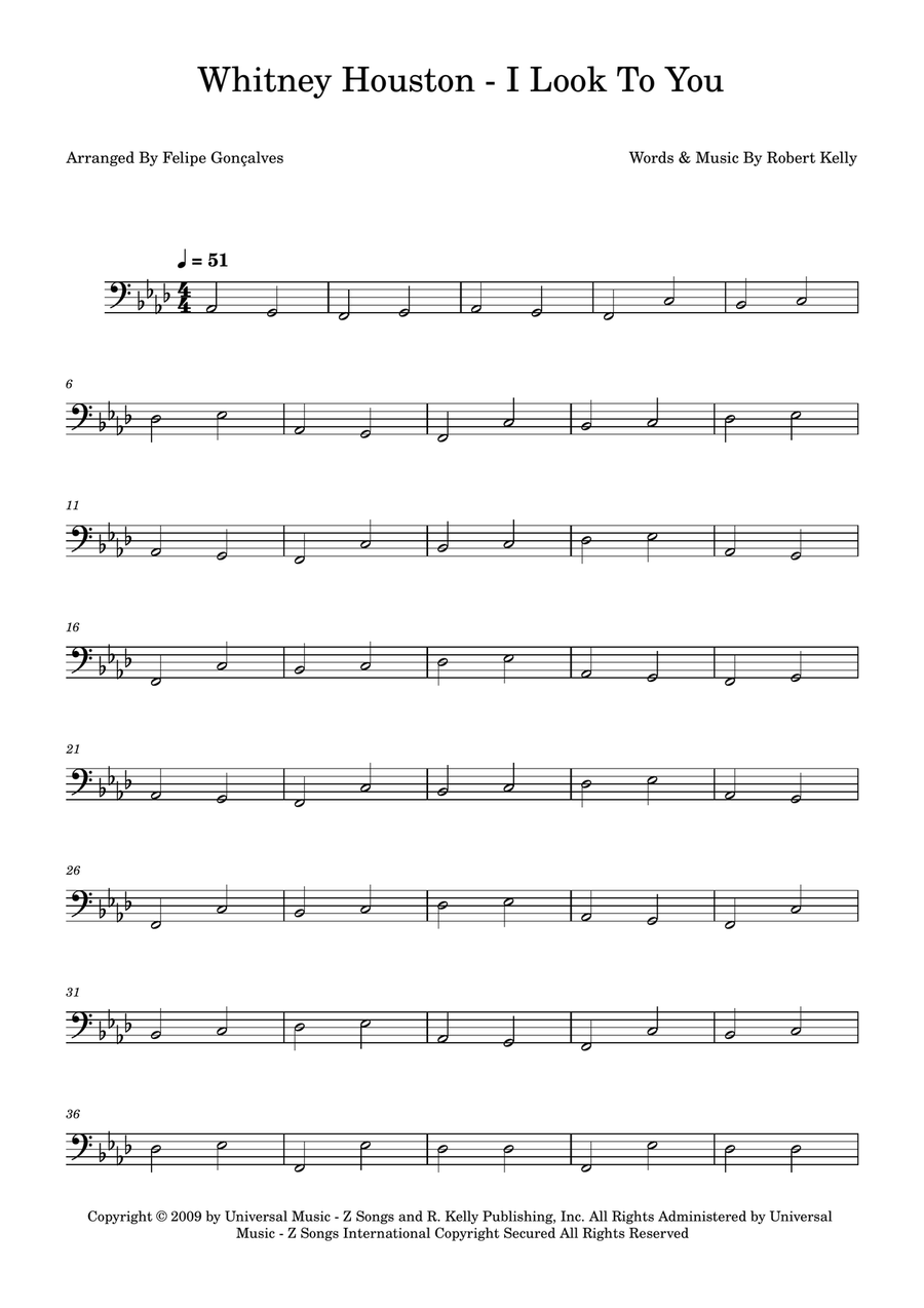 I Look To You I Look To You Acoustic Guitar scores gallery preview page 1