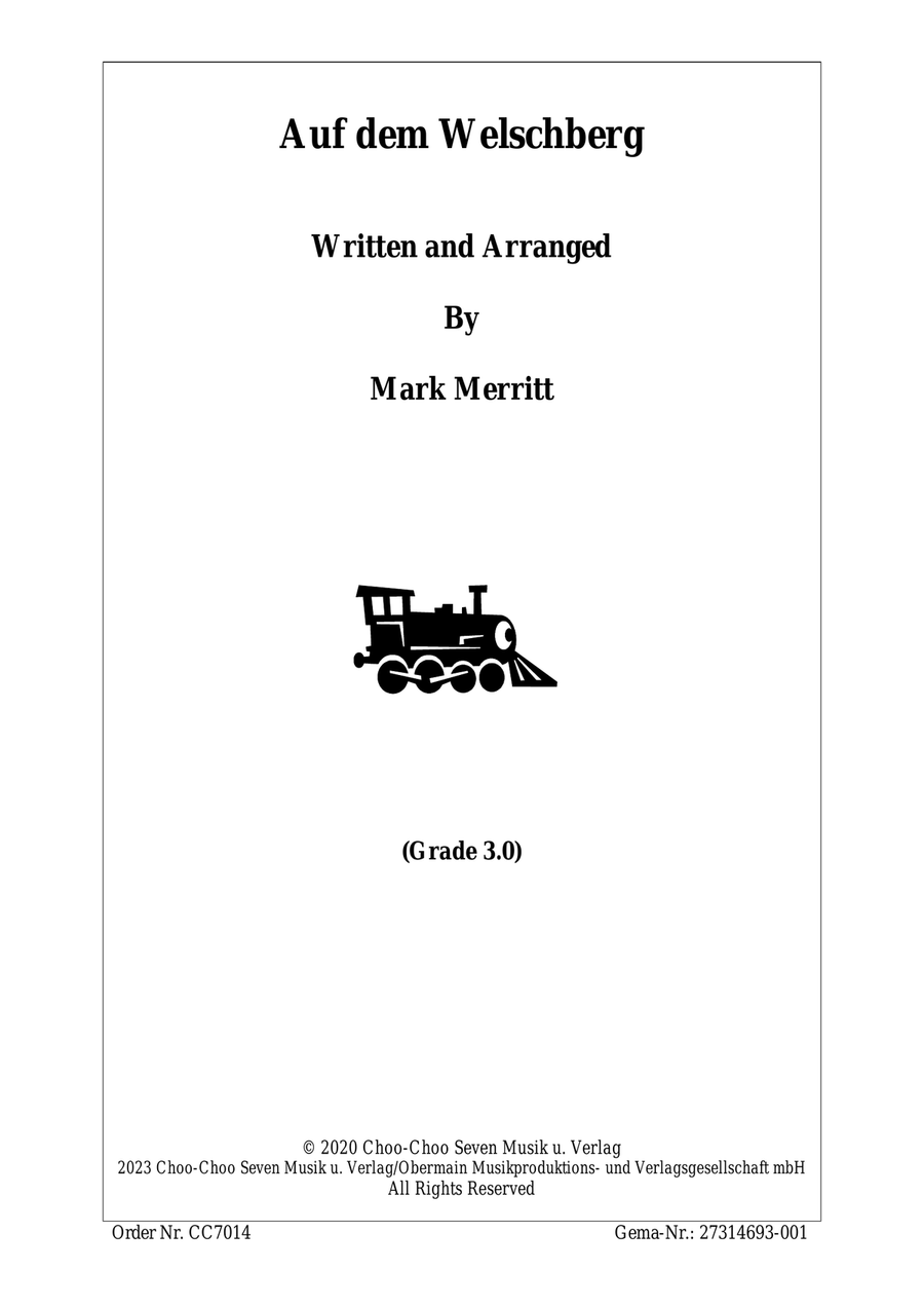 Auf dem Welschberg Auf dem Welschberg Concert Band scores gallery preview page 1
