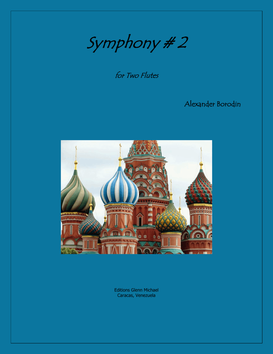 Symphony #2 for Two Flutes Flute Duet scores gallery preview page 1
