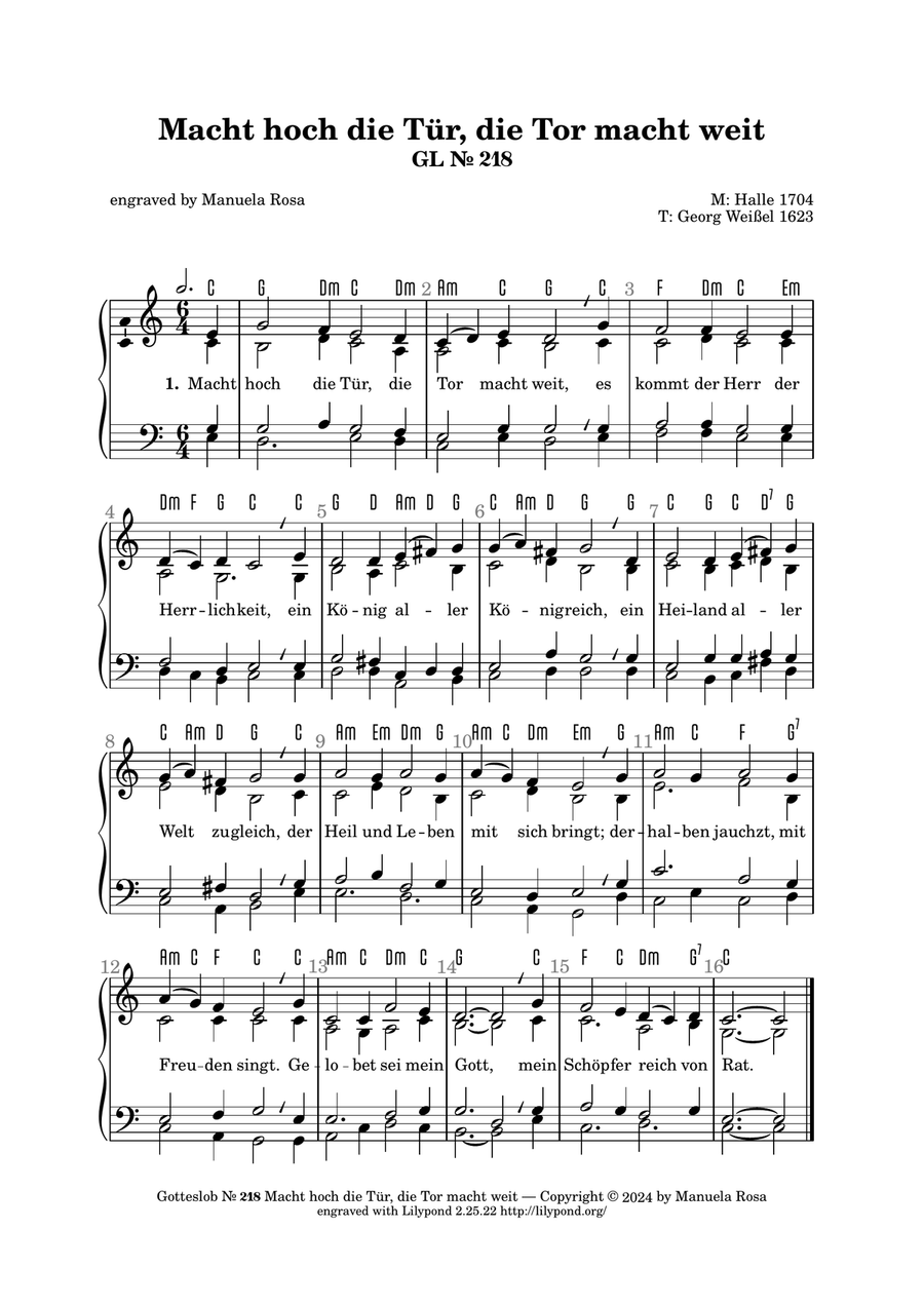 Adventlieder: Gotteslob 218, 224, 227, 231, 237, 243, 791, 795, 798 Organ Solo scores gallery preview page 1