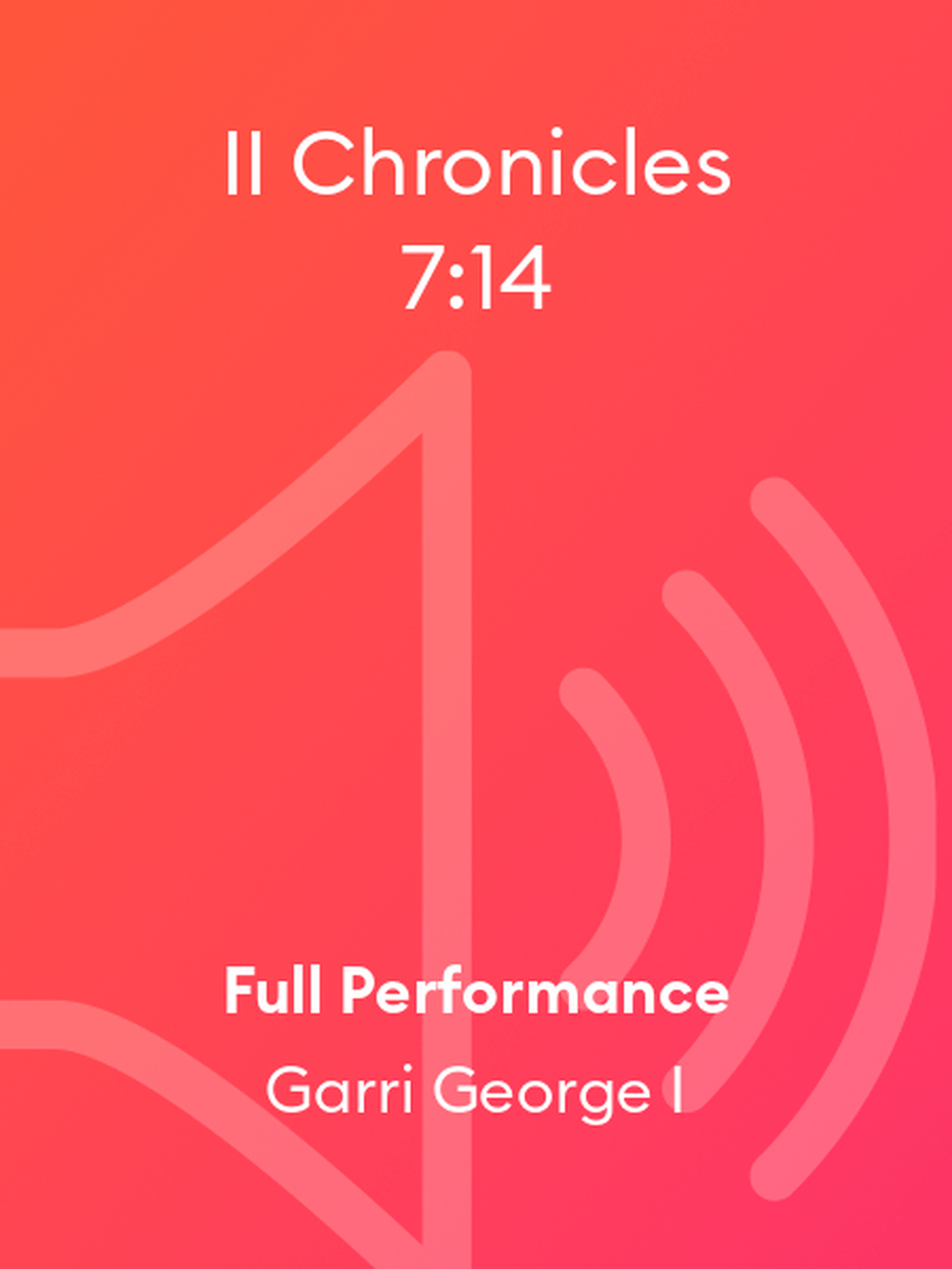 II Chronicles 7:14 II Chronicles 7:14 Voice scores gallery preview page 1