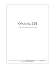 Opus no. 116